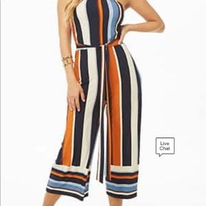 Multicolor stripped jumpsuit